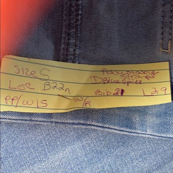 Vintage Denim Jean Overall Shorts Shortalls - Picture 9 of 9